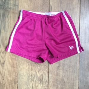 Justice girls size 7 Maroon shorts